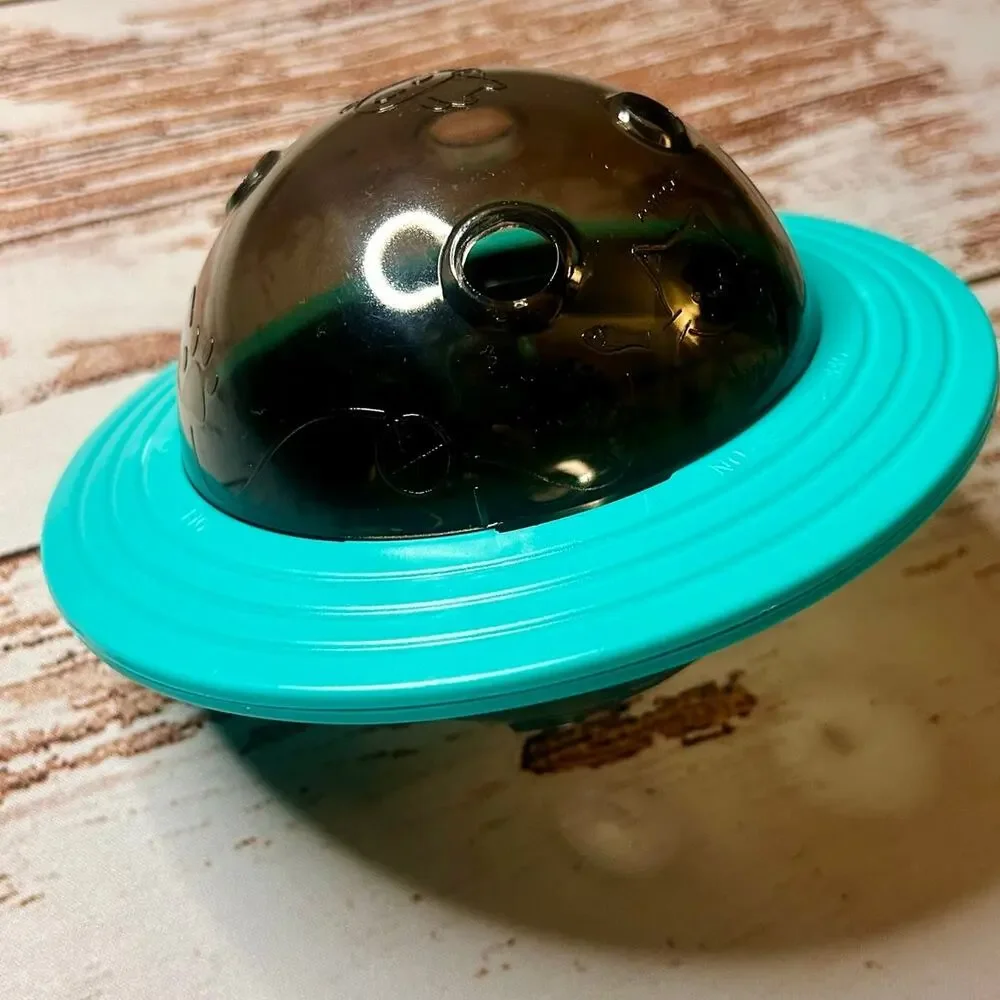 Interactive Dog Puzzle Toy Treat Dispenser Slow Feeder Turquoise